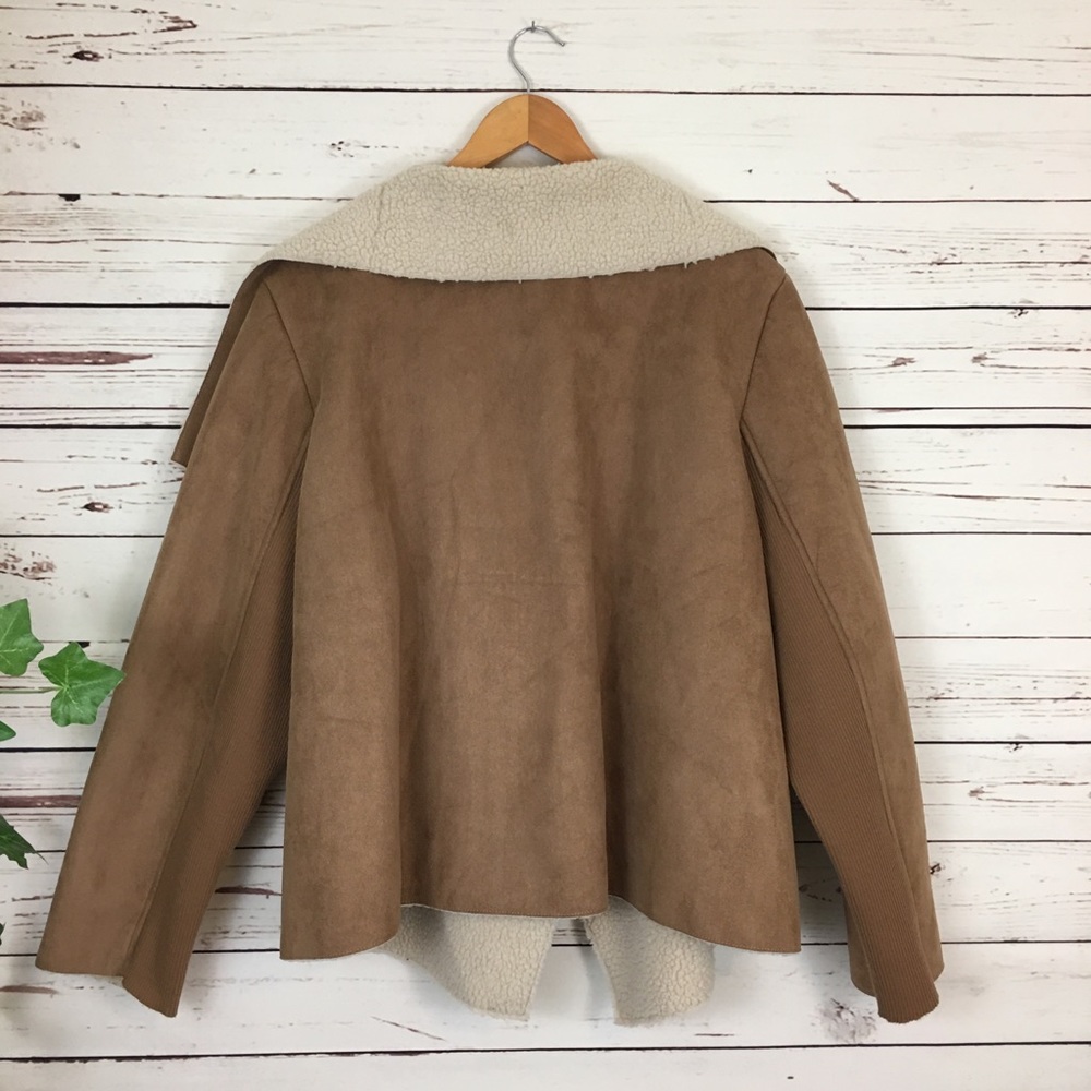 Ava & Viv Faux Shearling Jacket Size 3X - Picture 3 of 7